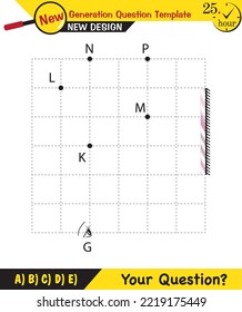 Physics - Light and enlightenment, refraction of light, Convex and Concave Lenses, next generation question template, exam question, eps 
