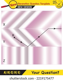 Física - Luz e iluminación, refracción de luz, lentes convexos y cóncavo, plantilla de preguntas de próxima generación, pregunta de examen, eps 
