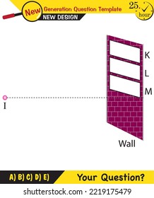Physics - Light and enlightenment, refraction of light, Convex and Concave Lenses, next generation question template, exam question, eps 
