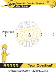 Physics, Light and enlightenment, refraction of light, Convex and Concave Lenses, Optics, experiments, next generation question template, eps