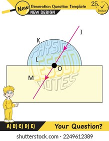 Physics, Light and enlightenment, refraction of light, Convex and Concave Lenses, Optics, experiments, next generation question template, eps