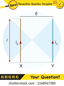 Physics, Magnetic field, Electromagnetic field and magnetic force, Polar magnet schemes, Educational magnetism physics vector, Magnetic field world,next generation question template