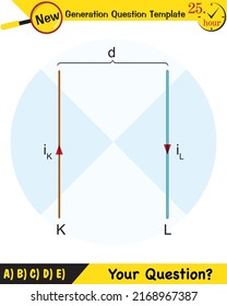 Physics, Magnetic field, Electromagnetic field and magnetic force, Polar magnet schemes, Educational magnetism physics vector, Magnetic field world,next generation question template
