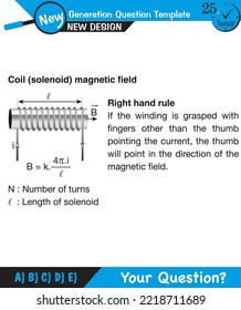 Physics, Magnetic field, Electromagnetic field and magnetic force, Polar magnet schemes, Educational magnetism physics vector, Magnetic field world,next generation question template, exam question
