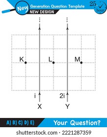 Physics, Magnetic field, Electromagnetic field and magnetic force, Polar magnet schemes, Educational magnetism physics vector, Magnetic field world,next generation question template, exam question
