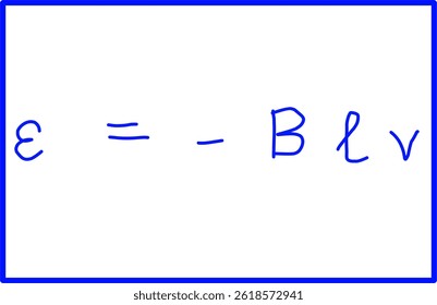 physics of magnetic fields, electromagnetic induction, physics formula of electromotive force Induction