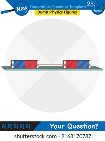 Physik, Magnete, elektromagnetisches Feld und magnetische Kraft, Polar-Magnetsysteme, Physik-Vektorgrafik für Bildungsmagnetismus, Fragevorlage der nächsten Generation, blöde Physik-Figuren