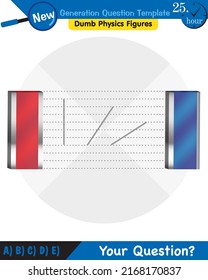 Physics, Magnets, Electromagnetic field and magnetic force, Polar magnet schemes, Educational magnetism physics vector, next generation question template, dumb physics figures