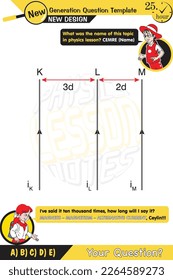 Physics, Magnets, Scientific Magnetic Field and Electromagnetism vector illustration, Electric current and magnetic poles, two sisters speech bubble, New generation question template, eps
