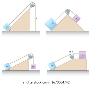 Physics. Motion, The laws of motion, Simple Machines Pulleys, Gears, Inclined plane.