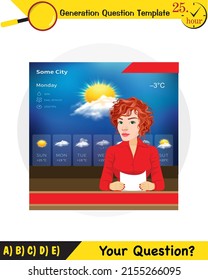 Physics, movements of the earth around the sun, formation of the seasons, next generation question template, eps