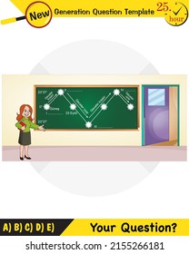 Physics, movements of the earth around the sun, formation of the seasons, next generation question template, eps