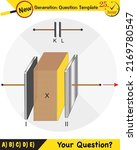 Physics, parallel plate capacitor in circuit, Capacitors, circuit elements, next generation question template, exam question