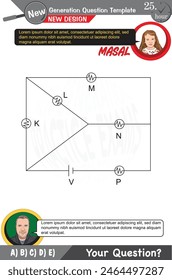 Física, Conceptos físicos, Escuela secundaria, escuela media, Plantilla de preguntas de examen, lecciones numéricas, lecciones verbales, Problemas de la próxima generación, papá, niña, para maestros, editable