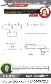 Physics, Physical concepts, High school, middle school, exam question template, numerical lessons, verbal lessons, Next generation problems, dad, girl, for teachers, editable