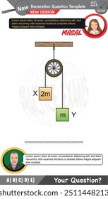 Física, Conceitos físicos, Escola de ensino médio, escola de ensino médio, modelo de questão de exame, aulas numéricas, aulas verbais, Problemas da próxima geração, pai, menina, para professores, editável, eps