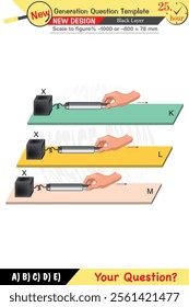 Physics, Physical concepts, High school, middle school, exam question template, numerical lessons, verbal lessons, Next generation problems, for teachers, editable, black layer, eps