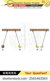 Physics, Physical concepts, High school, middle school, exam question template, numerical lessons, verbal lessons, Next generation problems, for teachers, editable, black layer, eps