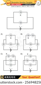 Physics, Physical concepts, High school, middle school, exam question template, numerical lessons, verbal lessons, Next generation problems, for teachers, editable, black layer, eps