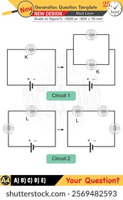 Physics, Physical concepts, High school, middle school, exam question template, numerical lessons, verbal lessons, Next generation problems, for teachers, editable, black layer, eps