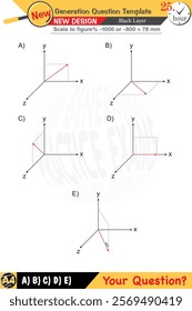 Physics, Physical concepts, High school, middle school, exam question template, numerical lessons, verbal lessons, Next generation problems, for teachers, editable, black layer, eps