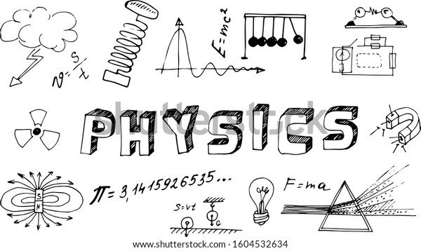 Physics Poster Name School Subject Physics Stock Vector (Royalty Free)  1604532634