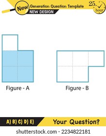 Physics, pressure and lifting force, archimedes principle, pressure of liquids and gases, containers filled with water, next generation question template, exam question, eps  
