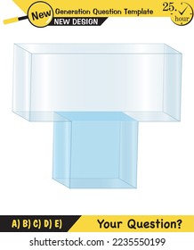 Physics, pressure and lifting force, archimedes principle, pressure of liquids and gases, containers filled with water, next generation question template, exam question, eps