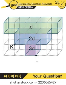 Physics, pressure and lifting force, archimedes principle, pressure of liquids and gases, containers filled with water, next generation question template, exam question, eps