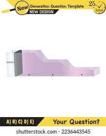 Physics, pressure and lifting force, archimedes principle, pressure of liquids and gases, containers filled with water, next generation question template, exam question, eps