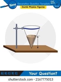 Physics, pressure and lifting force, pressure of stagnant waters, archimedes principle, pressure of liquids, containers filled with water, next generation question template,  exam question, eps 