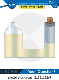 Physics, pressure of liquids, buoyant forces of liquids, next generation question template, dumb physics figures, eps