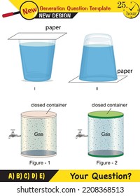 Physics, pressure in liquids and gases, Physical experience confirming that liquids, gases transmit pressure in all directions equally - Pascal's law, next generation question template, eps