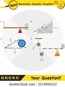 Physics, properties of simple machines, new generation question template, your question, eps