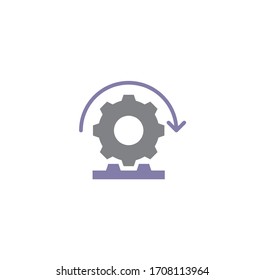 Physics related icon on background for graphic and web design. Creative illustration concept symbol for web or mobile app.