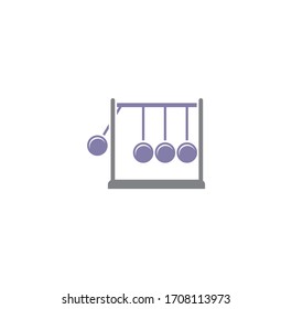 Physics related icon on background for graphic and web design. Creative illustration concept symbol for web or mobile app.