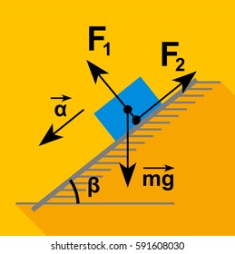 Physics scheme icon. Flat illustration of physics scheme vector icon for web