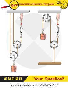 Physics Science Experiments On Force Motion Stock Vector (Royalty Free ...