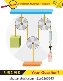 Physics Science Experiments On Force Motion Stock Vector (Royalty Free ...