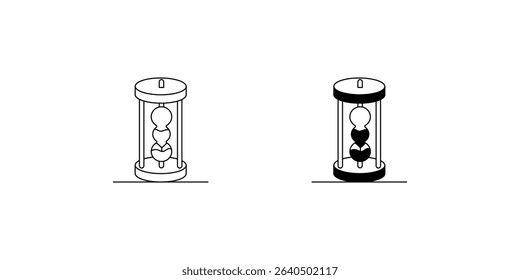 Physics set icon with white background vector stock illustration
