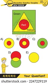 Physics, shadow and light experiments, color experiments, next generation question template, dumb physics figures, exam question, eps