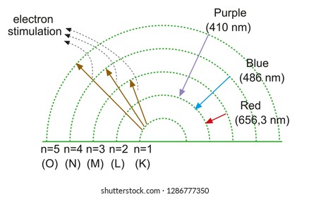 Physics and the shapes used in chemistry lesson Vector AI