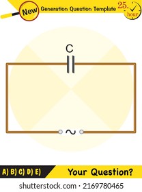 Physics, simple electric motor, alternating current and transformers, next generation question template, exam question, eps