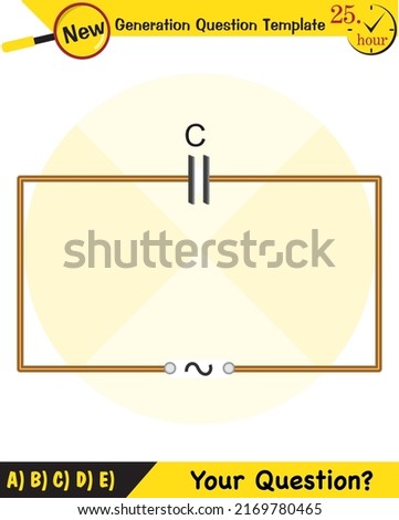 Physics, simple electric motor, alternating current and transformers, next generation question template, exam question, eps