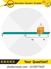 Physics, simple harmonic motion, next generation question template, exam question, eps 
