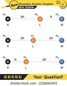 Physics, simple harmonic motion, next generation question template, exam question, eps