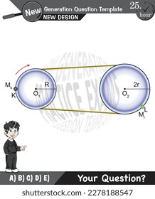 Physics, simple machines, inclined plane, spinning wheel, pulleys, next generation question template