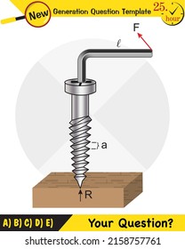 Physik, einfache Maschinen, Fragevorlage der nächsten Generation, blöde Physik-Figuren, EPS