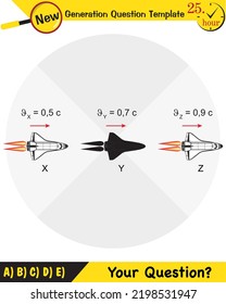 Physics Special Theory Relativity Infographic Diagram Stock Vector ...