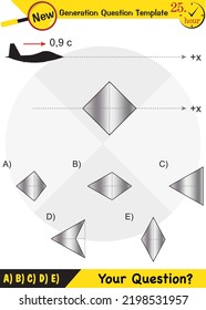 Physics, Special Theory Of Relativity Infographic Diagram, Spacetime, Spacetime Past Present Future Quantum Physics, Vector Chart, Illustration Scheme, Hypersurface Light Cone, Eps, Template